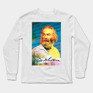 Walt Whitman - A Noiseless Patient Spider Long Sleeve T-Shirt